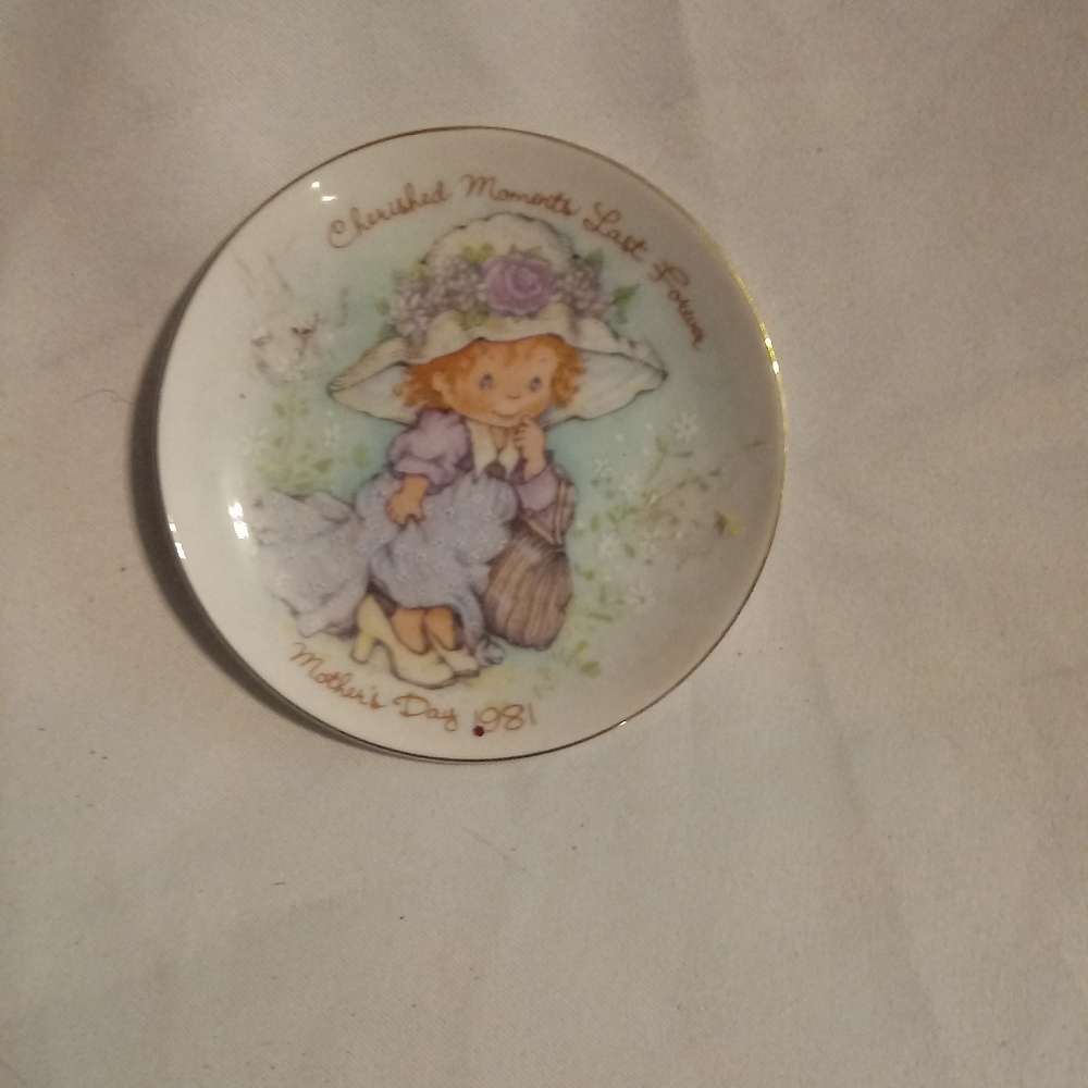 1981 Cherished Moments Mother's Day plate